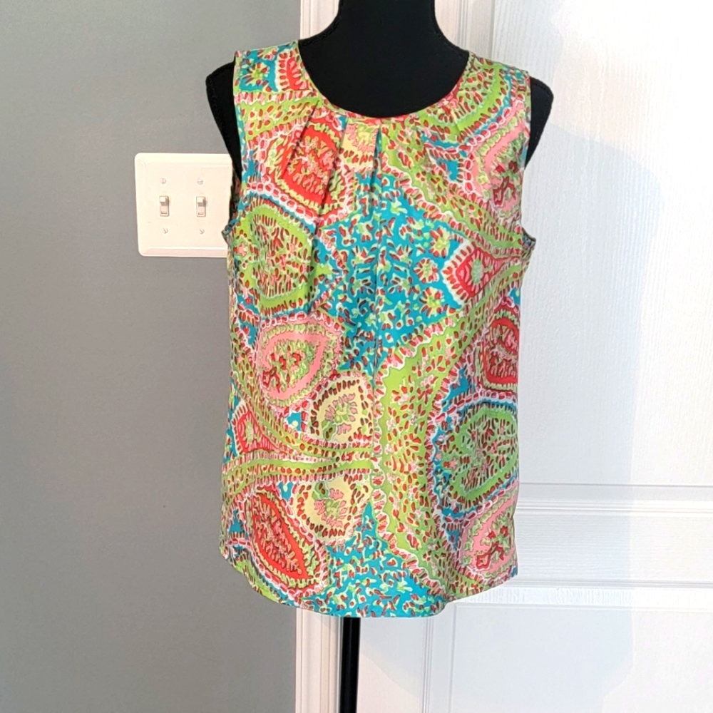 Talbots Colorful Top - Picture 3 of 6